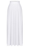 Women's Solid Basic Lightweight Floor Length Flare Long Maxi Lounge Skirt