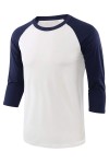 Mens 3/4 Sleeve Baseball Shirts