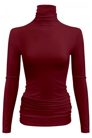 Women's Lightweight Long Sleeve Turtleneck Top